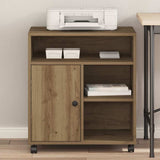 Printer Stand Artisan oak 60 x 50 x 67 cm Engineered wood 862283