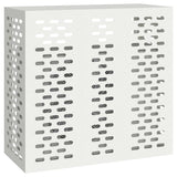 Air Conditioner Cover White 110 x 50 x 105 cm Steel 865912