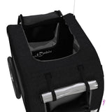 Pet Bike Trailer Black Oxford Fabric and Iron 93842