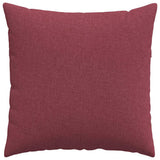 Sofa Pillows 2 pcs Wine Red 80 x 80 cm Fabric 42014043