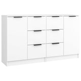 Sideboards 2 pcs White 60x30x70 cm Engineered Wood 3115788