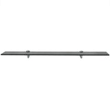 Floating Shelves 2 pcs Glass 80x10 cm 8 mm 3051507