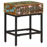 Side Table Multicolour Solid reclaimed wood 40x30x51 cm 338473