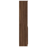 Highboard Brown Oak 37.5x35x180 cm Engineered Wood 861676