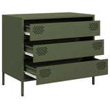 Sideboard Olive Green 68x39x58.5 cm Cold-rolled Steel 851296