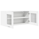 Hanging Cabinet with Door White 80 x 31 x 40 cm Engineered Wood 884226