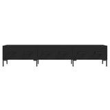 TV Cabinet Black 150x36x30 cm Engineered Wood 829157
