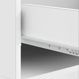 Coffee Table High Gloss White 49 x 50 x 40 cm Engineered Wood 894049