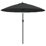 Garden Parasol with Aluminium Pole 270 cm Anthracite 47306
