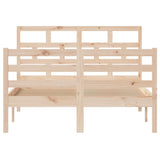 3101278 Bed Frame without Mattress Solid Wood 120x200 cm