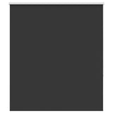 Roller Blind Blackout Black 135x130 cm Fabric Width 131.6 cm Polyester 4010849