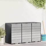 Wheelie Bin Storage for 3 Bins Anthracite 204 x 77.5 x 115.5 cm 3394779