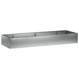Retaining Wall 8 pcs 300 x 100 x 40 cm Galvanised Steel Silver 3449252