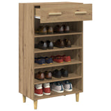 Shoe Cabinet Artisian Oak 60 x 35 x 105 cm Engineered Wood 8004211