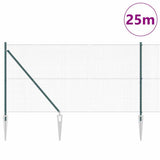 Welded Wire Fence with Spikes 25 x 1.2 m 3352087