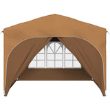 Pop-up Party Tent 290 x 290 x 245 cm Beige 42019870