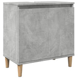 Sink Cabinet Concrete Grey 58x33x60 cm Engineered Wood 857113