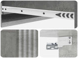 Wall-Mounted Side Table Concrete Grey 87.5 x 34.5 x 17 cm 898498