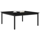 Coffee Table Black Oak 100 x 100 x 45 cm Engineered Wood 892584