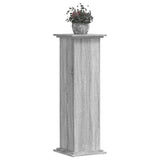 Plant Stand Grey Sonoma 33x33x100 cm Engineered Wood 852983