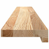 Window Sills 2 pcs Untreated 120x15x2 cm Solid Wood Oak 4009090