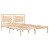 Bed Frame without Mattress 150x200 cm King Size Solid Wood 3105540