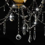 Chandelier 2-layer Golden 15 x E14 Bulbs 281613