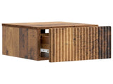 Wall-Mounted Bedside Cabinet 2 pcs Old Wood 33 x 34.5 x 20 cm 898442