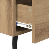 Bedside Cabinet with Drawer 2 pcs Artisan Oak 40 x 35 x 47.5 cm 882044
