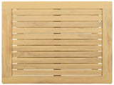 Side Table Oil Natural 60 x 60 x 45 cm Solid Acacia Wood 42026787