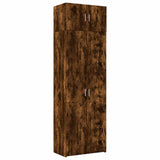 Storage Cabinet Smoked Oak 70x42.5x225 cm Engineered Wood 3281333