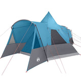 Teepee Tent 8-Person with Roof Blue 720 x 465 x 295 cm 42003997