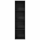 Bookshelf Black Oak 40 x 30 x 152 cm Engineered Wood 875017
