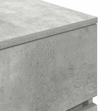 Bedside Cabinets with 3 Drawers 2 pcs Concrete Grey 39x35x65 cm 861344