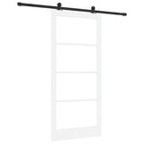 Sliding Door ORKDAL White and Black 93 x 202 cm 3332036