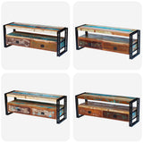 TV Cabinet Solid Reclaimed Wood 243275