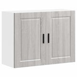Kitchen Wall Cabinet "Porto" Grey Sonoma Engineered Wood 854073