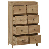 340740 Chest of Drawers 55x30x90 cm Solid Wood Teak