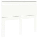 Headboard with Headboard White 120 cm Engineered Wood 887465