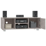 TV Cabinet Concrete Grey 120x40.5x35 cm Engineered Wood 342618