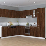 Oven Cabinet Lyon Brown Oak 60x46x81.5 cm Engineered Wood 825836
