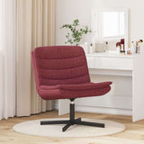 Swivel Chair Wine Red 63 x 75 x 76 cm Fabric 42007353