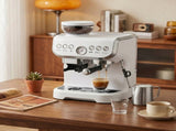 Bean to Cup Coffee Machine, Espresso Machine with Integrated Bean Grinder & Steam Wand, White T3398P550308