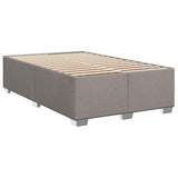 Box Spring Bed with Mattress Taupe 120x190 cm Fabric 3285845
