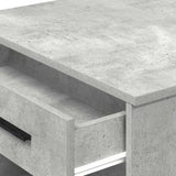 Desk with Drawer and Shelf Concrete Grey 102x62x77.5 cm Engineered Wood 858689