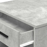 ZNTS Desk with Drawer and Shelf Concrete Grey 102x62x77.5 cm Engineered Wood 858689