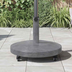Outdoor Umbrella Base Dark grey wood look 48 x 48 x 32 cm 42010013
