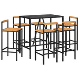 Garden Bar Set Black 3187694