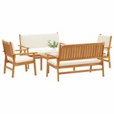 Garden Sofa Set 5 pcs Brown 75 x 45 x 38cm Solid Acacia wood 3331813