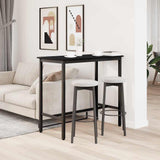 Table Black Oak 100 x 50 x 90.5 cm Engineered Wood and Steel 873732